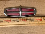 1972-1979 Lincoln Mark Continental Trunk Lock Flipper Ornament Slider Emblem Oem. Fixed Price $14.99.