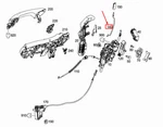 Mercedes-benz W222 Door Lock Bar Rear Right A2227300292. Fixed Price $24.53.