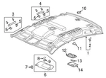 New Oem 2015-2021 Honda Accord Civic Hr-v Fit Grab Rail 83240-T5A-A01ZB. Fixed Price $21.95.