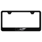 Au-tomotive Gold Cadillac Logo Laser Etched Frame Black. Fixed Price $60.82.