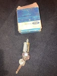 Nos 1974 Lincoln Ignition Switch And Key Set Ford D4VY-6522050-A. Fixed Price $75.00.