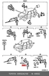 Genuine Oe Cylinder & Key Set 6905242100 For Toyota 69052-42100. Fixed Price $53.98.