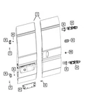 Genuine Mopar Door Panel Attaching Pin 1ZP84JXWAA. Fixed Price $20.19.