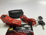 Masterlock 8304DPS Motorcycle Wheel Disc Brake W/ Safety Cable And Case. Fixed Price $26.95.