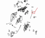 Mercedes-benz Ml W166 Rear Left Door Fixing Rod A1667331939. Fixed Price $27.88.