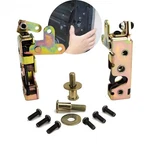 Autoloc Small Slimline Locking Bear Claw Jaw Car Door Latch Set W/ Striker Bolts. Fixed Price $69.95.