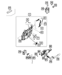 Genuine Mopar Inside Remote Link And Sleeve 68606897AA. Fixed Price $76.14.