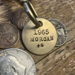 1965 Morgan +4 Brass Key Fob. Fixed Price $14.95.