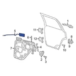 For Jeep Grand Cherokee Wk 2022 68079301AB Rear Door Latch Cable. Fixed Price $26.20.