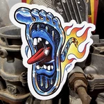 Vtg Style Hot Rod Gas Pedal Sticker Kustom Kulture Decal Custom Car Auto Van Bus. Fixed Price $9.99.