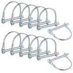 12-COUNT 1/4 Inch Heavy Duty Zinc-plated Carbon Steel Spring Locking Pins For.... Fixed Price $16.43.
