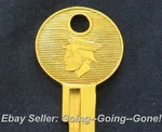 Original Lincoln Mercury Key Blank 1952-1958 H15 H21 1127C Trunk Glove Box Brass. Fixed Price $18.95.