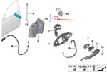 New Bmw X3 G01 Front Left Door Locking Rod 51217419820 Original No Duty To. Fixed Price $43.08.