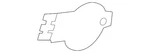 Genuine Mitsubishi Latch Cover 5715A548. Fixed Price $14.85.