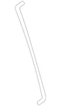 Genuine Nissan Door Lock Operating Rod 80515-3BB0A. Fixed Price $18.33.