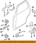 Ford Oem Lock -rear Door-bezel AL8Z78218B08BAPTM. Fixed Price $17.30.