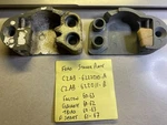Ford Door Striker Plate C2AB-6222010A Falcon Galaxie Thunderbird F100 Truck Pair. Fixed Price $40.00.