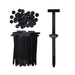 100 Pcs Nylon Universal Cable Tie Buckle For Car Self-locking And Easy Inst.... Fixed Price $9.47.