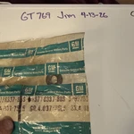(1) Shift Linkage Rubber Bushing-control Rod Gm New GS2565 Nos Oem 9776337. Fixed Price $10.00.