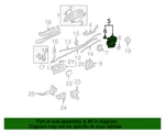 New Genuine Honda Left Rear Manual Door Lock For 01-05 Civic (pn 72650-S5A-A01). Fixed Price $54.97.