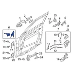 For Kia Soul 2014-2019 81970B2A00 Front Left Door Lock Cylinder. Fixed Price $56.65.