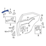 For Toyota Camry 2012-2017 6921106090B2 Rear Outer Exterior Door Handle. Fixed Price $56.14.