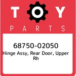 68750-02050 Toyota Hinge Assy, Rear Door, Upper Rh 6875002050, New Genuine Oem. Fixed Price $46.37.