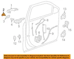 Gm Oem 15-20 Escalade Esv Front Door Lock Hardware-escutcheon 13511028. Fixed Price $72.17.