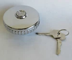 Chrome Locking Gas Cap W113 W121 Mercedes 280SE 190SL 3.5 0004712030. Fixed Price $230.00.