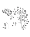 Genuine Mopar Inside Handle To Latch Rod 68398091AA. Fixed Price $116.44.