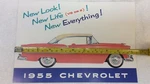 55 Chevrolet Sedan & Coupe Sales Brochure, Lhd.. Fixed Price $18.50.