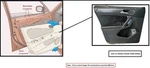 Left Blk Front Door Trim Panel Oem 2020 Mini Countryma 51-41-7-476-499. Fixed Price $131.00.