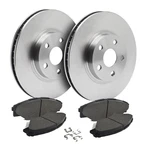 Rear Brake Rotors + Ceramic Pads For 2016-2021 Chevy Cruze Bolt Volt. Fixed Price $85.25.