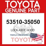5351035050 Genuine Toyota Lock Assy Hood 53510-35050 Oem. Fixed Price $38.14.