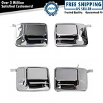 4PC Metal Outside Exterior Door Handle Kit Set Chrome Ford Super Duty. Fixed Price $159.85.