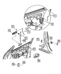 Genuine Mopar Remote Handle Bezel Left UR891DVAA. Fixed Price $84.81.
