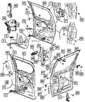 Genuine Mopar Power Door Lock Actuator Right 4717960AC. Fixed Price $177.00.