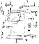 Genuine Gm Glass Latch 10277678. Fixed Price $7.54.