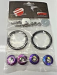 Jdm Quick Release Bumper Fastener Kit Neochrome Universal Password Style. Fixed Price $11.95.