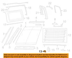 Chrysler Oem 18-23 Wrangler Cover Components-striker 68371790AA. Fixed Price $149.60.