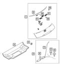Genuine Mopar Lift-gate Release Switch 68442614AA. Fixed Price $53.31.