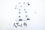 07-16 Jeep Wrangler Front Lh Door Hinge Upper And Lower Set W/ Bolts 55395387AE. Fixed Price $65.44.