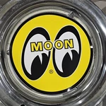 Official Mooneyes 8" Vinyl Sticker Decal Hot Rod Drag Racing Vtg Auto Scta. Fixed Price $9.99.