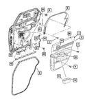 Genuine Mopar Remote Handle Bezel Right 1AE711DDAA. Fixed Price $82.52.