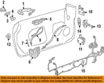 Gm Oem 14-25 Acadia Front Door Lock Hardware-cover 13587840. Fixed Price $52.38.