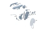 Genuine Mercedes-benz Locking Set 099-760-71-02. Fixed Price $400.68.