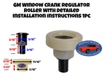 Nos Gm Door Rear Quarter Plastic Window Crank Glass Regulator Roller Wheel 1PC B. Fixed Price $9.90.