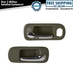 Trq Power Locks Front Chrome & Taupe Inside Door Handle Pair Set For Civic Sedan. Fixed Price $20.56.