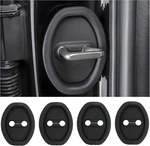 4PCS Car Door Latch Lock Covers Silicone Protectors, Universal Fit Black. Fixed Price $7.91.
