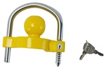 Gotow Universal Coupler Trailer Hitch Security Lock - Fits 1 7/8", 2", Yellow. Fixed Price $16.33.